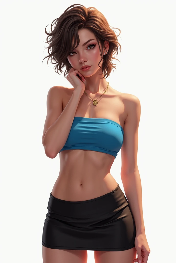 obra-prima, melhor qualidade, 1girl, olhos aqua, cabelo preto, boca fechada, fundo multicolorido, olhando para o espectador, ao ar livre, solo, parte superior do corpo, sedutor, limpo, rosto bonito, rosto puro, pale skinned, pose sexy, ((tubo top, fora do ombro, umbigo, shorts)), cabelo longo, ((figura feminina perfeita)), matural female, milf, cintura estreita, divindade chinesa, sedutor, altamente detalhado, melhor qualidade, obra-prima, highres, original, papel de parede 8K extremamente detalhado, obra-prima, melhor qualidade, illustration, olhos lindamente detalhados, cinematic lighthing, brasileira