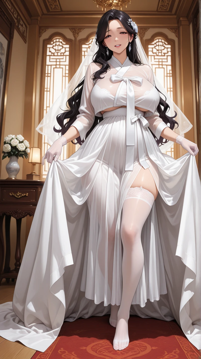 ((best quality)), ((masterpiece)), (detailed), perfect face, beautiful, pretty,
bride, millionare, full body,dark skinned female