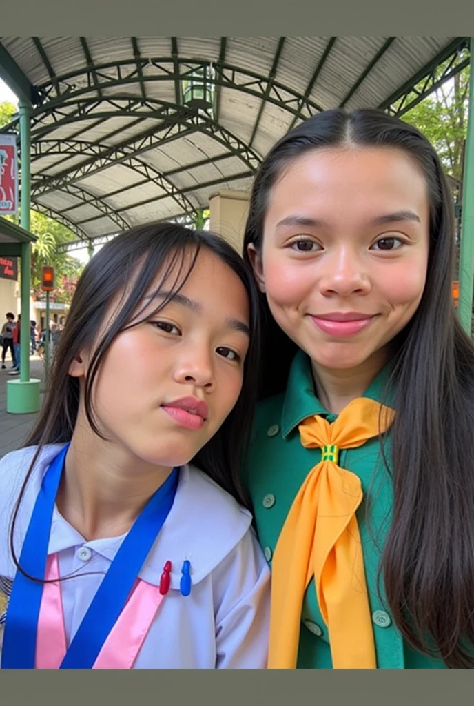 one teenage cute girl in uniform, (masterpiece, best quality:1.2), ultra high res, (photorealistic:1.4), detailed skin, cinematic lighting, friendly, intelligent, conversation engaging, happy, kind, energetic, cheerful, creative, with sparkling eyes and a contagious smile
((masterpiece)),(best quality),(highres),Highly detailed RAW color photo,extremely detailed,photo-realistic,realistic,incredibly absurdres,highly detailed,sharp focus,