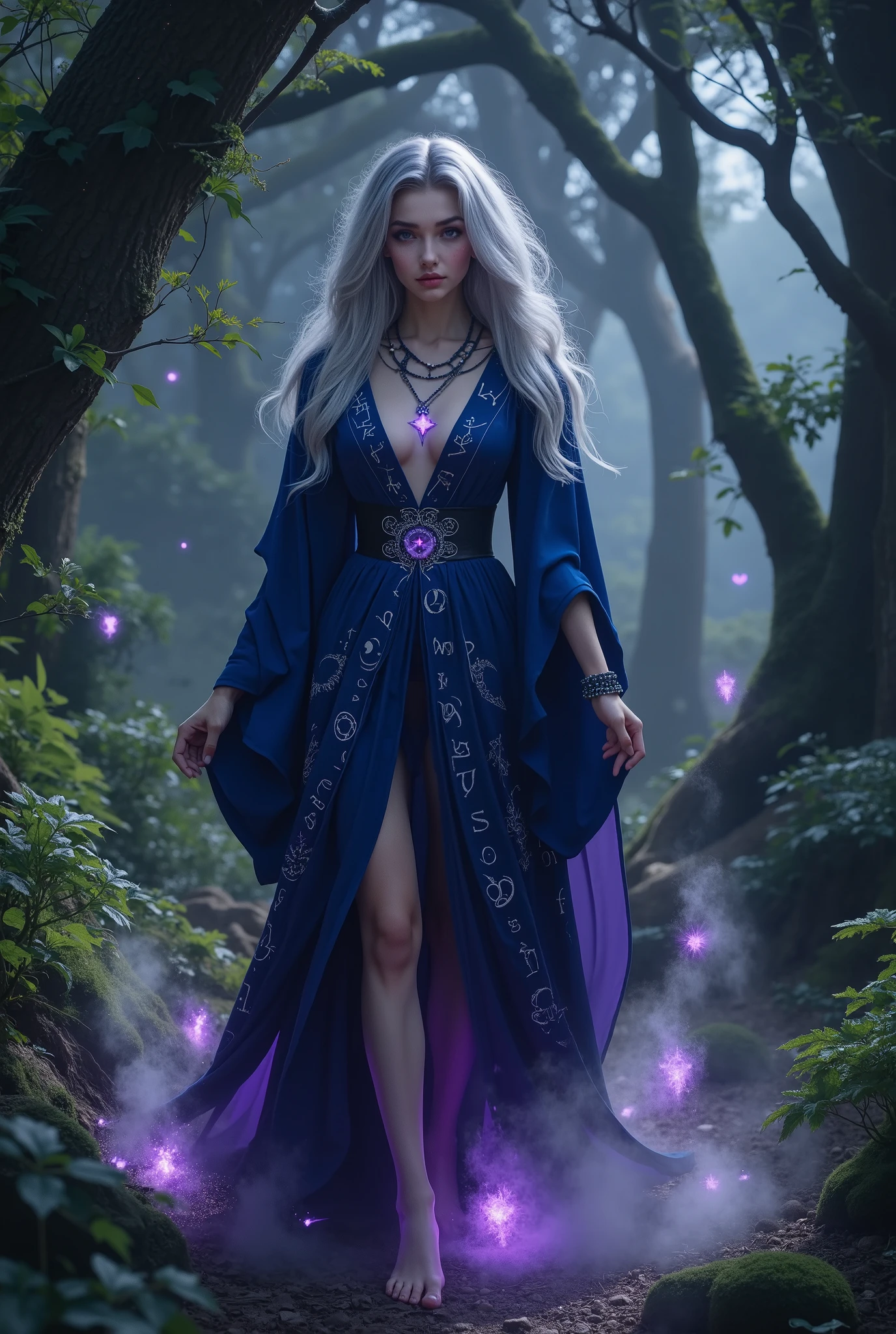 A sacred and enchanting dark elf