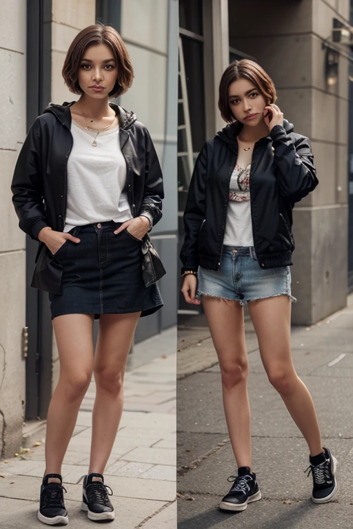 (a couple:1.3),(shopping+mall),(hybrid fashion, street fashion, casual fashion),(young+beautiful), perfect makeup, strong personality, stylish hairstyle,cool sunglasses,designer bags and shoes, luxury brand, vivid colors:1.2 --auto --s2