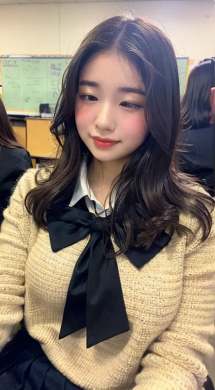 (Highest Resolution, clear_Image 1.2) 、(Beautiful girl with golden ratio face)、(15-year-old girl)、(Very lively eyes、wolf eyes 1.2)、wonderful, Tabletop, Attention to detail, Lip gloss、(((Twin-tailed rabbit style)))、Very beautiful girl、 alone, Beautiful girl like a model、(Long sleeve sailor suit、Very fine pleated scarf, Beautiful and exquisite, Attention to detail nose,((((Licking tongue)))、Top quality photo masterpiece、Incredible photo realism、Surrealist female portraits by David Hockney and Alphonse Mucha,(((Looking into the camera)))、((((Serious Eyes)))、(((Add highlights to the eyes)))、(((Looking into the camera)))、幸せそうにsmile,Perfect Makeup,smile,(14-year-old girl)、(Very lively eyes、wolf eyes 1.2)、