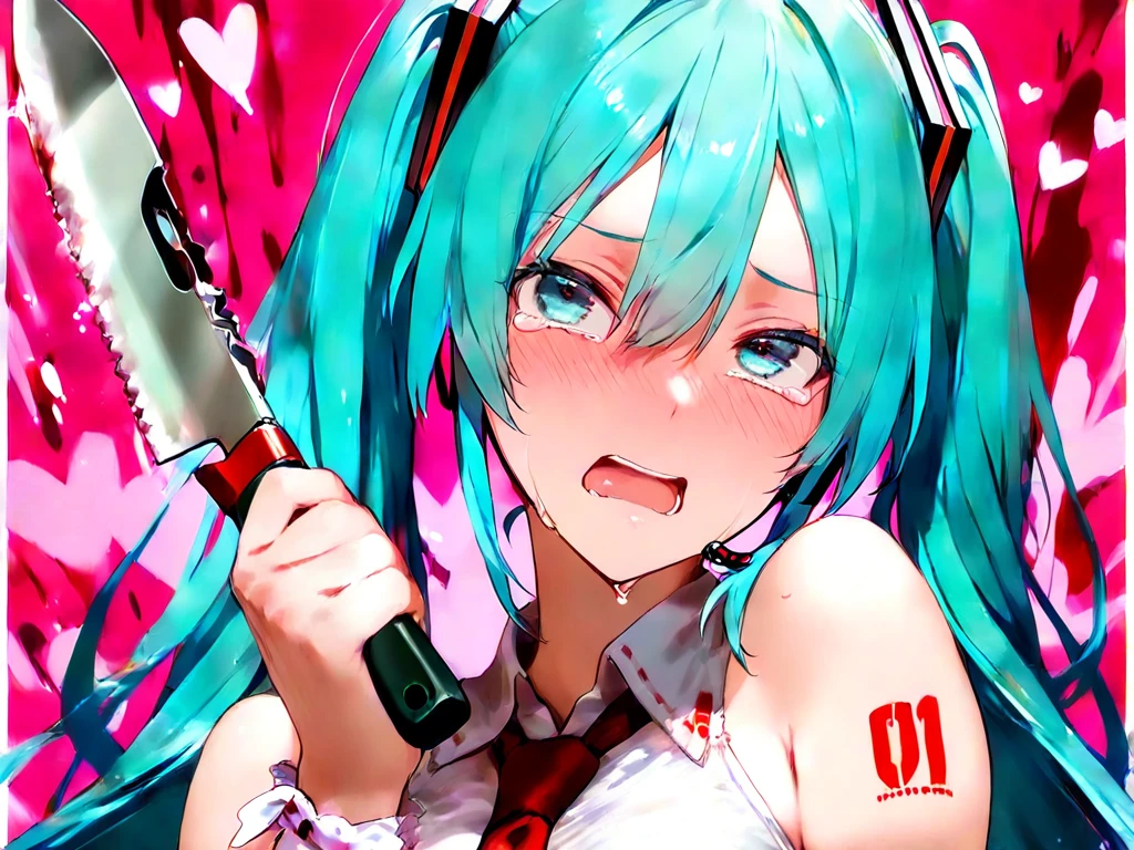 A zombie happily listening to music with headphones
