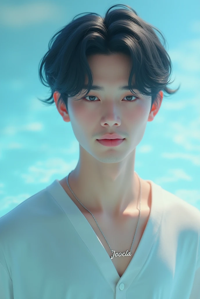 good looking　male　Black Hair　Mushroom cut　swimming　cute　Asian