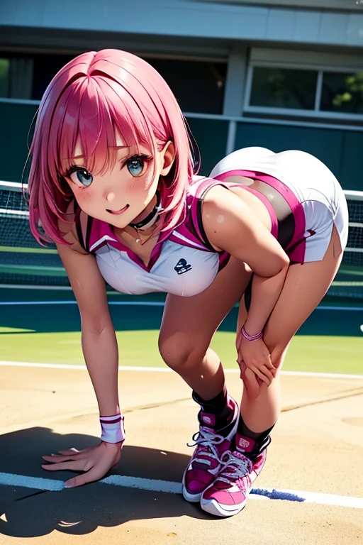 best quality, uncensored, prefect lighting, rating_explicit, very aesthetic, anime, Ultra detailed, 8k, ((cheerleader ,swept bangs, pony tail , shirt lift , )), beautiful face, highly detailed, physics-based rendering, cinematic lighting , official art, anime coloring, detailed face, detail body,
BRAEK, nsfw
((2 girls )) ,(( yuri:)) , (( lesbians )), 18 years old , pussy licking, cunnilingus, pussy juice, dripping, sweat, wet, shiny skin , tan skin , ahegao,
com on back, blush, orgasm, sweaty, drooling, saliva trail, indoor, ((Stadium )), ((bare nipples )),blurry background,