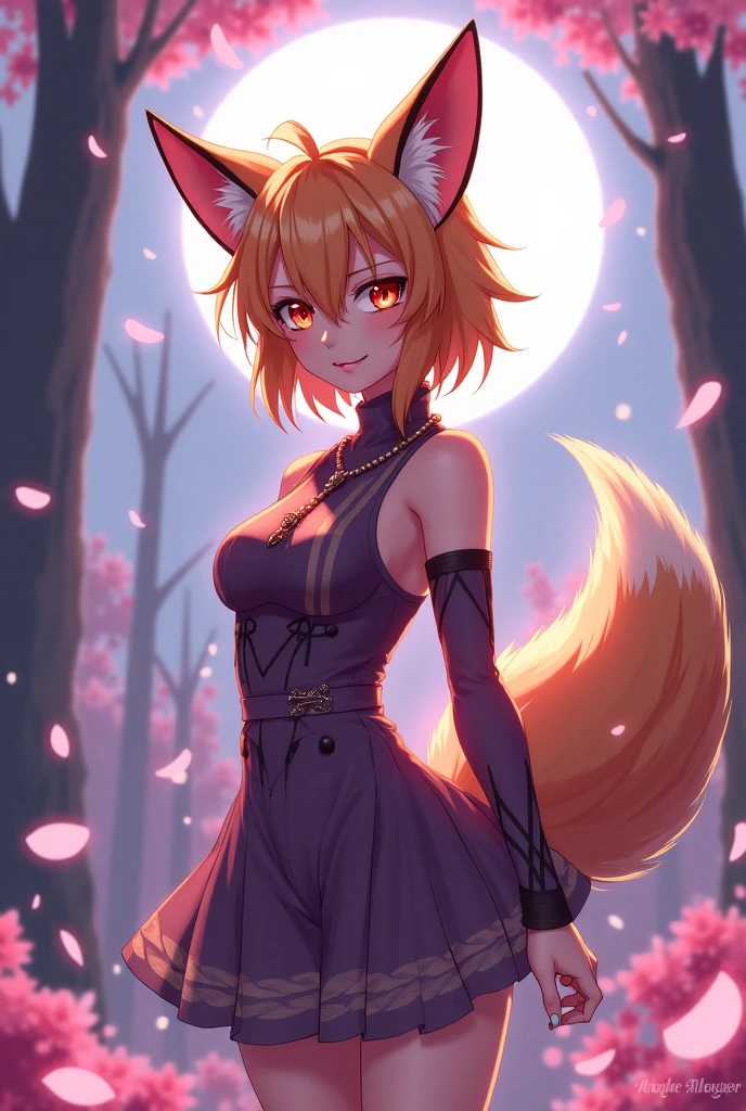 Sexy fox anime girl