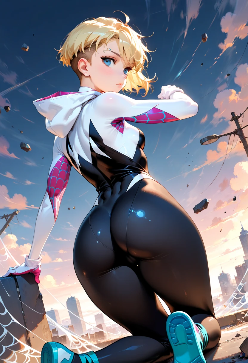 ((velocity)),Attacked by farts, (((Spider Women farting))),(anime girl farting),velocity,)(a female),(big butt),(her butt facing screen and squatting)), (whitehair),(anime spider girl),(masterpiece:1.2、top-quality, best-quality)、(the Extremely Detailed CG Unity 8K Wallpapers、ultra-detailed、Best Shadows)、(Detailed background)、(The best lighting、extremely delicate and beautiful)、depth of fields、1girl in、solo、upward looking gaze、(1girl:1.3), Solo, (((Very detailed face)))), ((Very detailed eyes and face)))), Beautiful detail eyes, Body parts__, Official art, Unified 8k wallpaper, Super detailed, beautiful and beautiful, beautiful, masterpiece, best quality, original, masterpiece, super fine photo, best quality, super high resolution, realistic realism, sunlight, amazing beauty, delicate face, vibrant eyes, She wears Spider-Man suit, red and black color scheme, spider, very detailed city roof background, rooftop, detailed face, detailed complex busy background, messy, gorgeous, milky white, highly detailed skin, realistic skin details, clear focus, volumetric fog, 8k uhd, DSLR, high quality, film grain, fair skin, photo realism, lomography, futuristic dystopian megalopolis, translucent