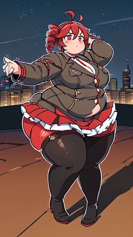 1 girl，Blushing，embarrased, crouching, (((female giant)))，Giantess art, Giantess, The girl is 50 meters tall，((Full body shot)), ((Sexy anime girl)), ((Sexy leotard)), ((Tight Swimsuit)), ((cameltoe)), 1 anime girl, ((Straight long brown hair)), standing in the middle of a modern miniature city, towering over buildings，(((Leaning forward))), ((looking to viewer)), ((front footage)), ((large breasts)), ((perfect legs)), ((thick thighs)), bending over modern miniature city，in the middle of a tiny miniature city, a girl taller than buildings, leaning over buildings, ((tiny people under her))