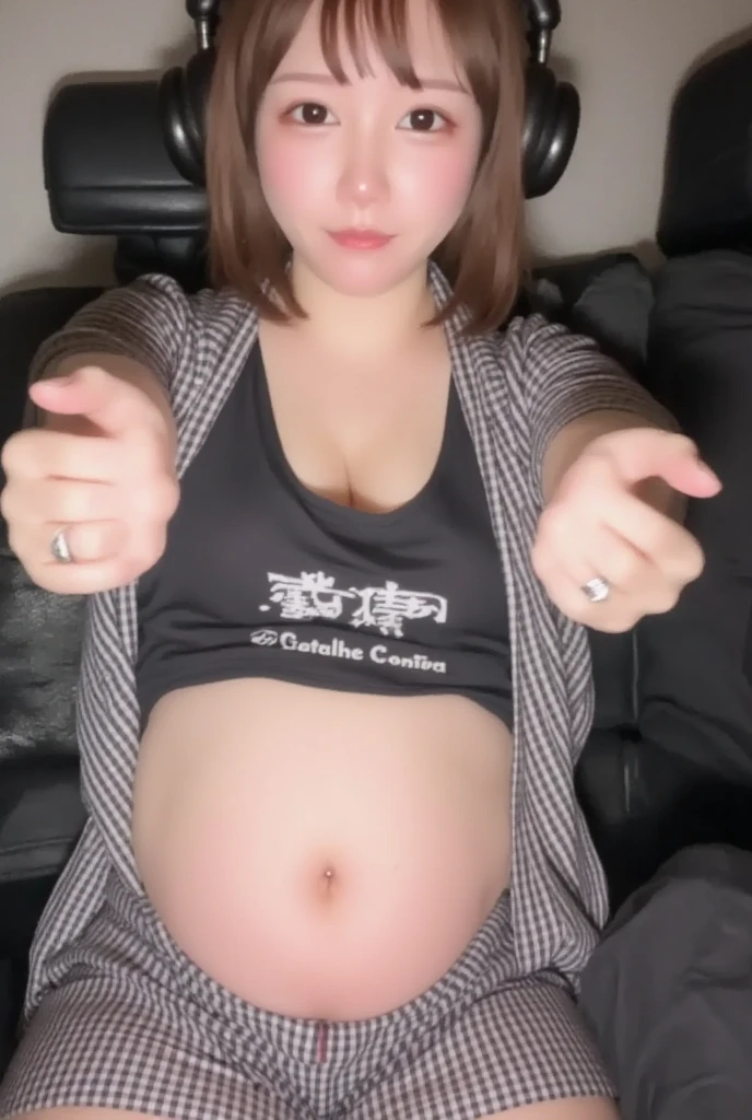 potrait of pregnant women, 23 years old, top view, lying on the floor, restless, open her legs, beautiful face, long hair, wearing hijab and office outwear, very horny, put vibrator, sex toys, playing nipple until wet in the floor, climax, wet vagina, absurdres, RAW photo, extremely delicate and beautiful, masterpiece, Best Quality, ultra high resolution, 32k, hyperrealistic, ultra-detailed, perfect anatomy, perfect figure, super Detailed skin, Very detailed CG 8k wallpaper, pregnant, narrow waist, very small head, very small face, delicate facial features, earring, thin legs, (perfect breasts:1.3)