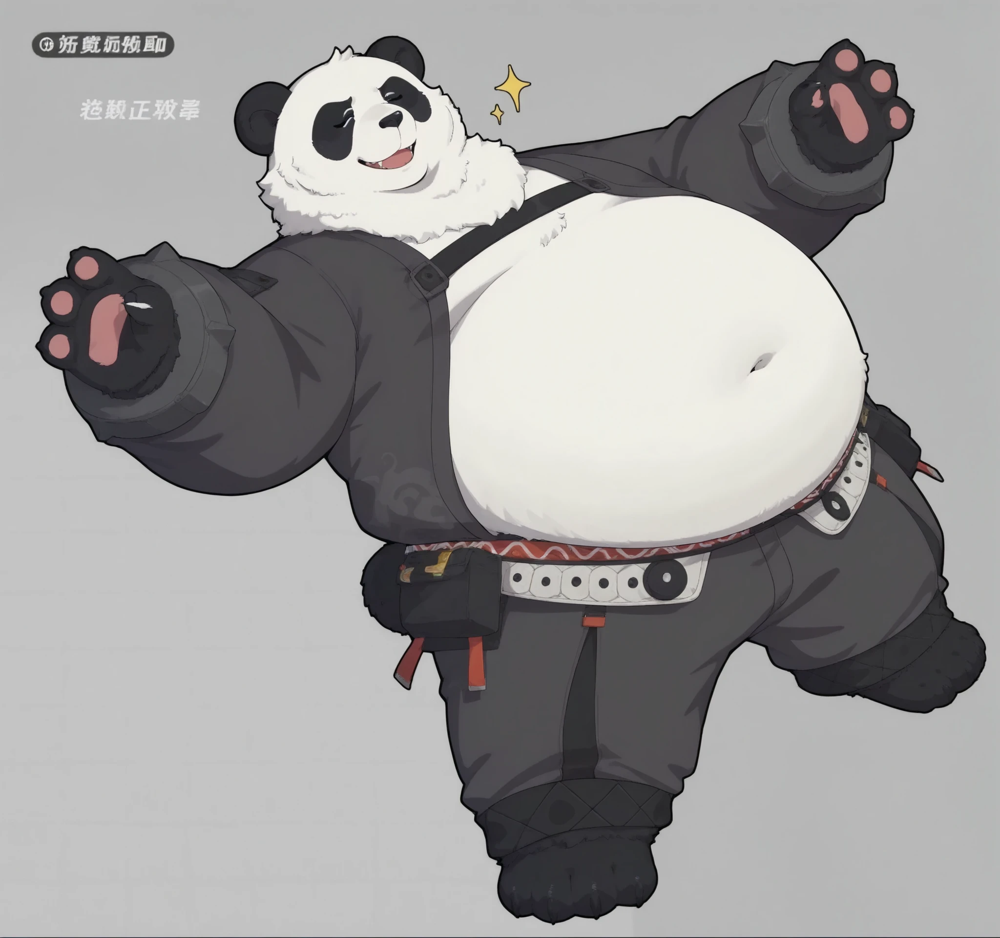 blue genitalia，solo，male people，chubbiness，small fat，Bare-chested，victory pose， solo， Detailed pubic hair， A high resolution，， tmasterpiece，Excessive obesity，Obesity in the extremities，Lift your feet，foot in the air，Correct body proportions，overweight，，Pangoro，roadhog，Thighs are thick and short、The legs are short、Animal paws、Fat legs、body like a mountain、body crushed by stomach、rectangle, triangular belly、Extreme obesity、Very thick fat、belly on the ground、my stomach swells to one side、、thick tongue、Drooling a lot、