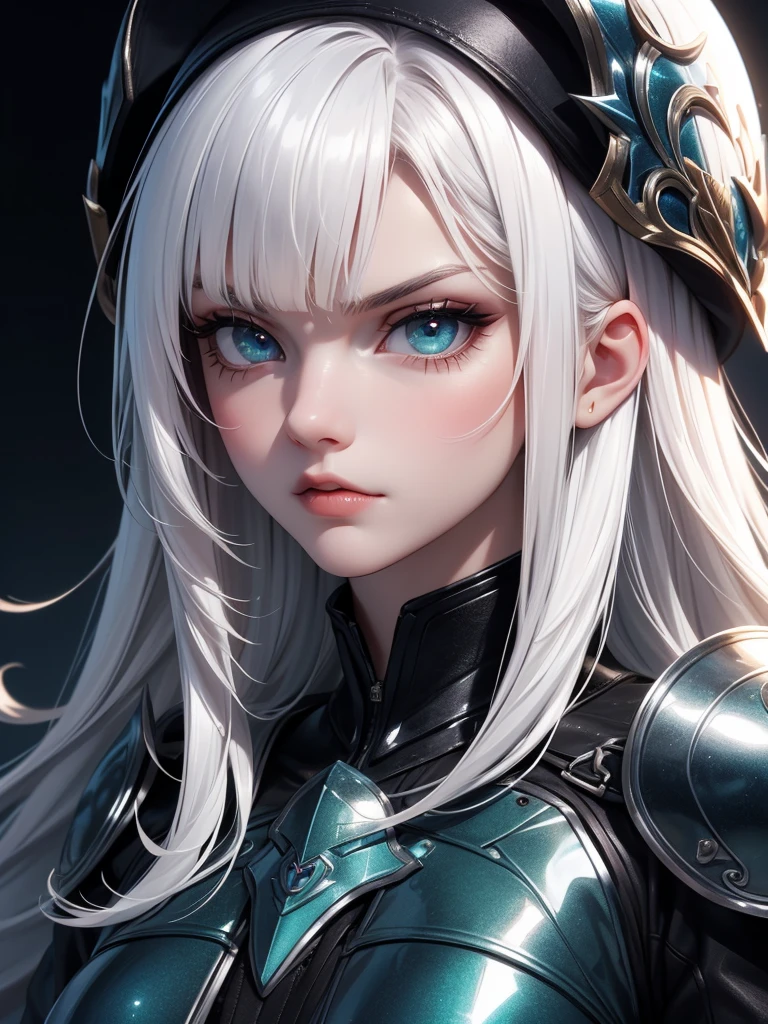 (master part: 1.2), (melhor qualidade: 1.2), (altamente detalhado: 1.3), Altas, best illustration, 4k, perfect lighting, campo de batalha, Brisa do vento, corpo inteiro, tiro de corpo inteiro, sozinho, 1girl, anatomia perfeita, rosto perfeito, cabelos ruivos, hair braid, armadura detalhada, saia de couro, Sensation of ligature, luvas pretas, clivagem, Botas Femininas , boca fechada, Green Iris, Olhando para o Viewer, perfect  lighting, Epic Realism
