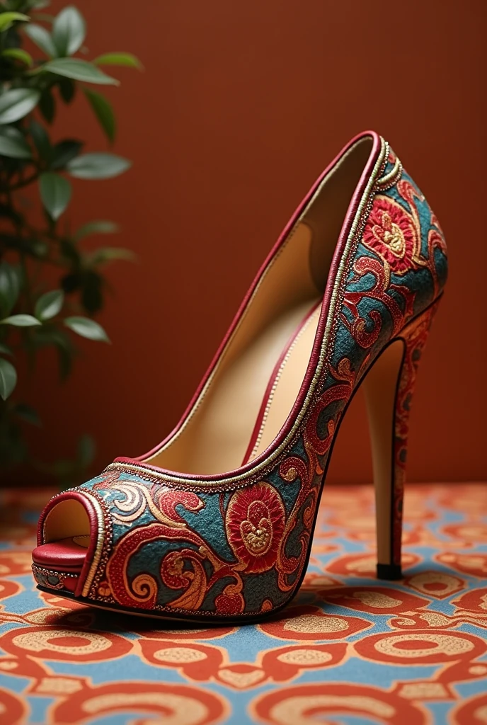 extravagant colored sandals 
