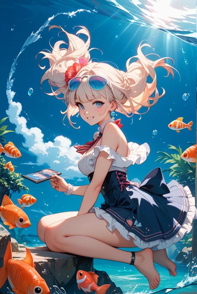 ((tmasterpiece:1.4,best qualtiy))+,(hyper-detailing)+,(Ultra-detailed eyes)+,Happy girl