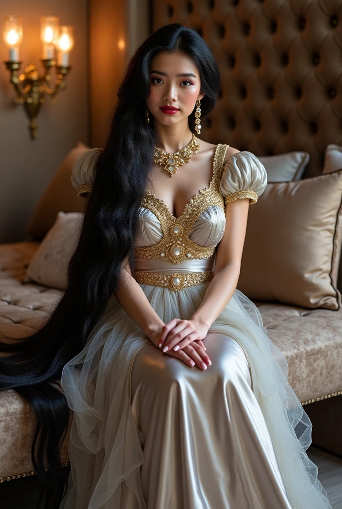 arabian girl,1girl, Al Lat muslim goddess, fatima muslim goddess,
(large :1.4),((((long dark hair,dark hair,black hair,colored inner hair)))),(((blue_eyes:1.3))),intricate eyes,beautiful detailed eyes,symmetrical eyes,((((lustrouin:1.5,tanned skin,bright skin: 1.5,skin tanned,shiny skin,very shiny skin,shiny body,Reflective skin)))),(spider lower abdomen,narrow waist,wide hip,athletic body,inflated legs,thick thighs,delicate detailed fingers,(detailed face)),beautiful detailed lips,
cute,slutty,sensual,seductive look,seductive,((erotic)),opsumptuous,((nsfw)),
((((sikh woman warrior)))),arabian accessories,(arabian jewelry in her arms),earrings,(((eyeshadow,arabian makeup,eyelid makeup))),(((red clothes,red outfit,wet clothes,intricate outfit,embroidered outfit,ornate outfit,intricate cloth,embroidered cloth,ornate cloth))),
(dynamic pose:1.3), looking at viewer,embarrassed,centered,scale to fit dimensions,Rule of thirds,
outdoors,(Arab palace,Arab palace background,pyramids in the background),scenery,(oasis,oasis background),extremely scenery,(puddles everywhere,moss,moss on the background),clouds,Arab style,Arab castle,lily pads,palms,reeds,(sunset, golden hour),
(Glossy Arab ornaments),highres,sharp focus,(ultra detailed,extremely detailed),(photorealistic artwork:1.37),(extremely detailed CG unity 8k wallpaper),(((vibrant colors,vibrant theme))),(intricate),(masterpiece),(best quality),artistic photography,(photography taken by sldr),(intricate background),perfect rendered face,perfect face details,realistic face,photo realistic,((intricate detail)),(((realism))),