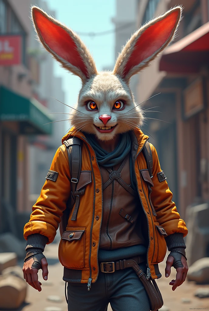 Photo of a man dressed as a rabbit - Style: FREE FIRE - SeaArt AI