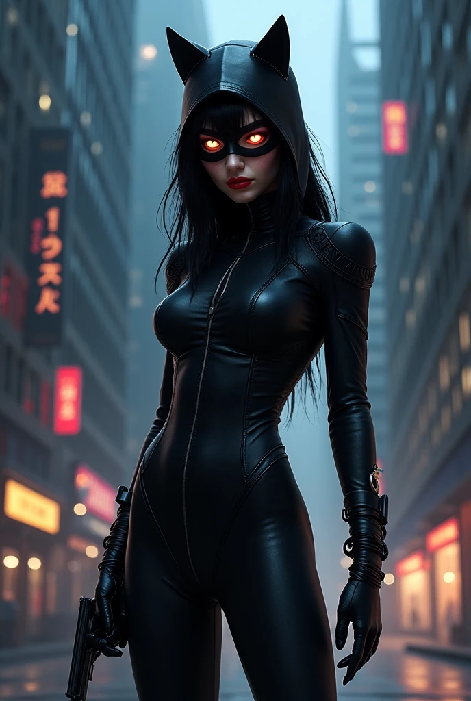 Catwoman DC anime, boobjob
