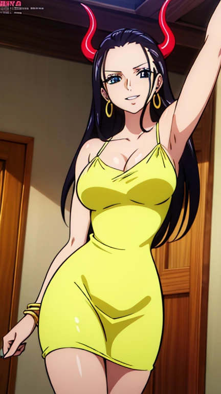 score_9,score_8_up,score_7_up,rating: general,girls, duo, long hair,breasts,looking at viewer,blush,tits, closed mouth,shexyo, shexyo style, boa hancock, couch, balcony, fancy couch, white couch, one piece, fancy, underwear, smirk, smug, tits, nami, hellsing and boa hanock, hellsing (short hair, blonde hair, blue eyes, fangs), boa hancock (black hair, blue eyes, long hair), crossover