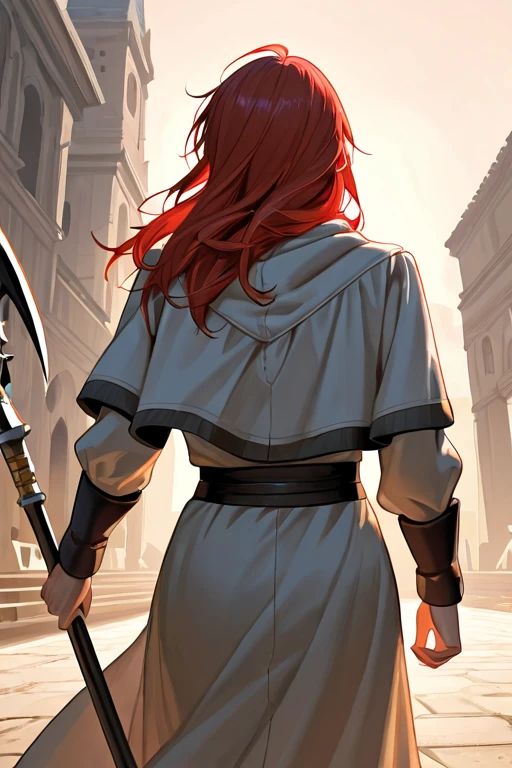 (JessicaWaifu:1),1girl, cute, cloak, thief, scarf, cape, rpg, medieval fantasy, pants, vest, walking