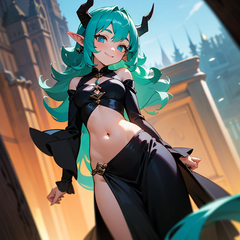 a sexy female dragon girl