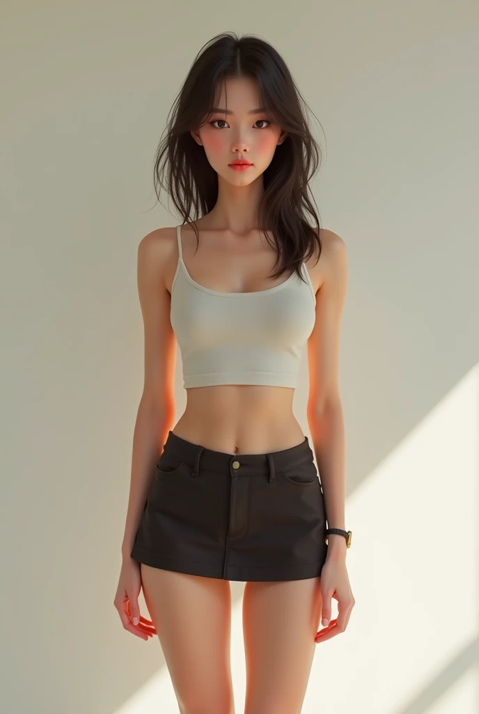 Black tight skirt