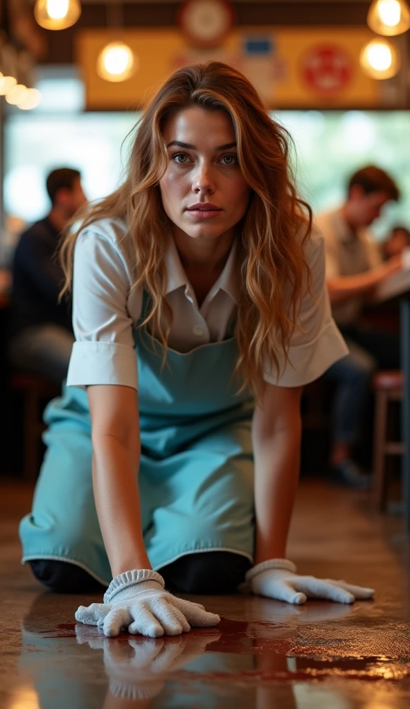 <lora:PipPellens:1> Photo of PipPellens, a woman, working in a cafe , properly dressed, tack sharp, 4k, DSLR