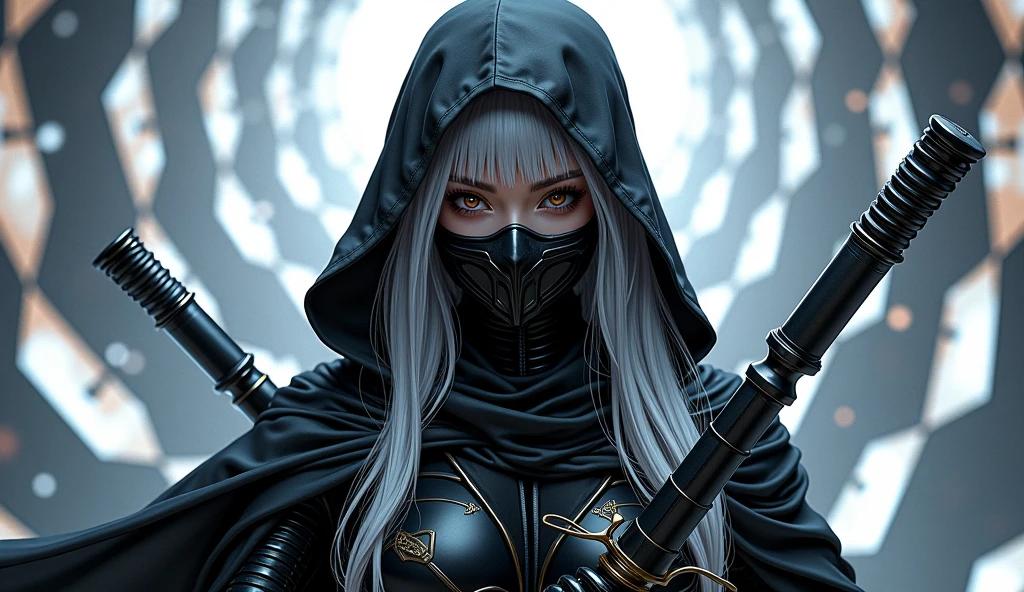 blindfold with the same symbol as on the chest