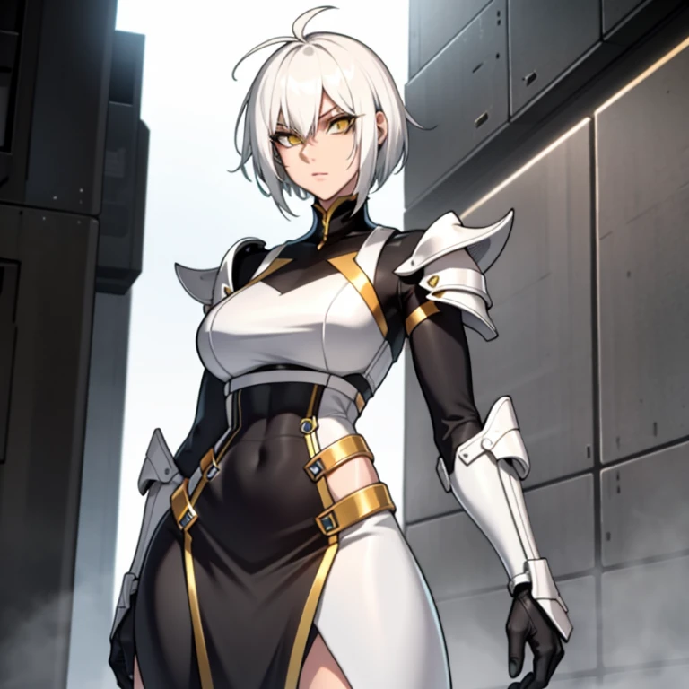 Yagyuu Gisen, Girl standing on stairs from hill during sunset. Dusk, warm light, melancholy entourage, (thick thighs:1.7), contemplative facial expression, rear side view, (European landscape:1.5), clearly visible person, pattern print legwear, unusual stockings