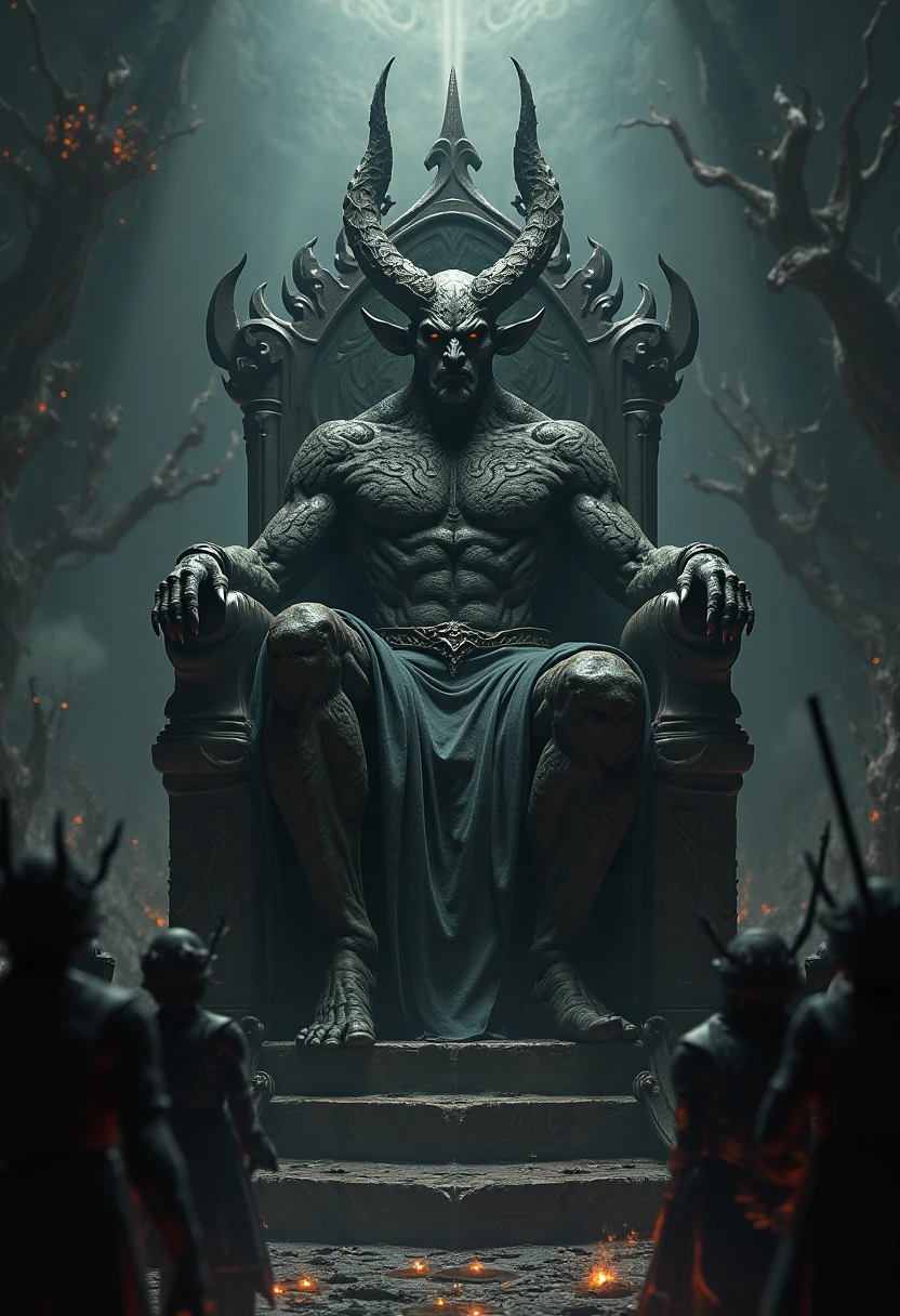 Create an image from the information in the Bible about the demon Belphegor