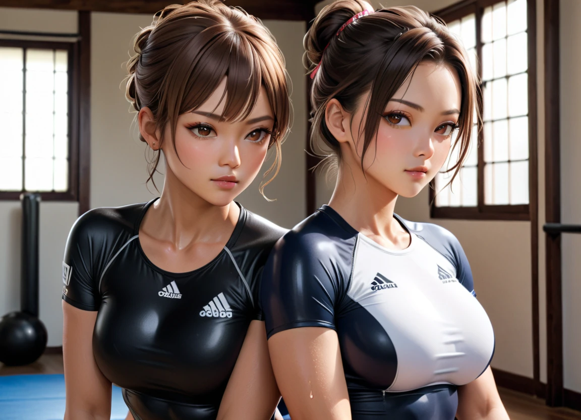 tmasterpiece, 1girl in, 独奏, glowing light eyes, White sneakers, tennis wear, white mini-skirt, white panties, white knee-socks, tmasterpiece, top-quality, hentail realism, ultra - detailed, blue-sky, tennis coat, (Extremely delicate and beautiful work), ((masuter piece)), (Best quality), glamour body, One lady, 20yr old, (Wear tennis clothes:1.5), (taut), (Sexually aroused face:1.4), ( shoulder cut hair,(Fair skin:1.2), Bright lighting, Natural lighting, Realistic lighting, lovely lips、delicated face、(hentail realism、Photo_Realistic:1.4)、((top-quality、tmasterpiece:1.3))、20yr old、((Brown hair))、((A shower、White turbid water))、((lewd poses))、((Functional))、((soaked breasts))、(((Soaked body)))、(((soaked pubic hair)))、A smile full of happiness、Poses that fascinate men、seduct smile、Upper body naked、((()))、(((Sex life)))、(((Expressions in a state of excitement)))、(((lack)))、short-hair、toppless、(((())))