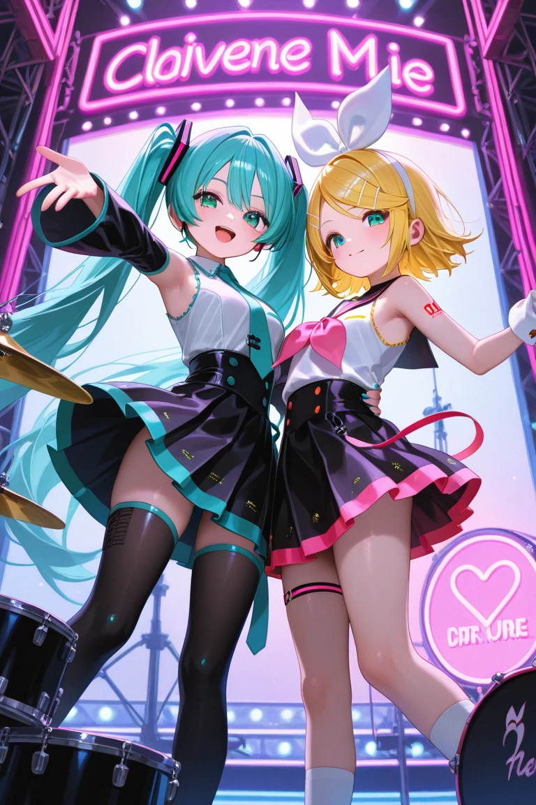Highest quality、masterpiece、Anime Style、Big Breasts,Pink hair and blue eyes、Yellow Jacket、Please raise your right hand、Lower your left hand、Stand only on your right foot、Raise your left leg。Sharp teeth、smile、White Background,Nanjamo,No text