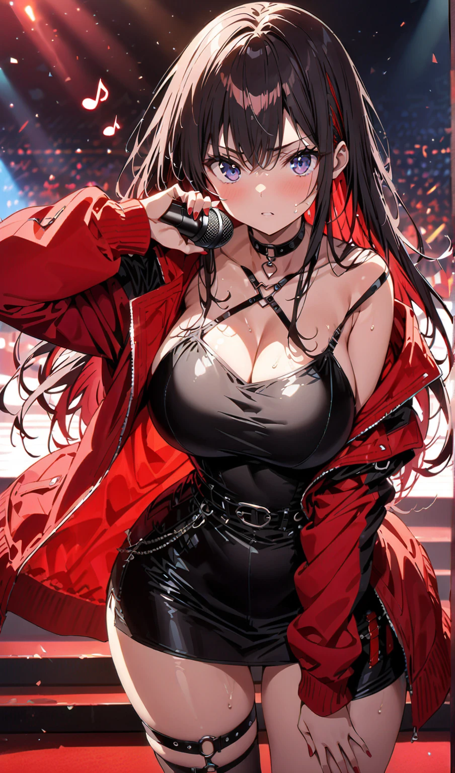 (8K, best quality, masterpiece), 1girl, (Influenced by Yoshitaka Amano's style:1.6), Practical Light, Delicate skin, (Beautiful slim woman, 25 years old, Court Knight:1.5), Thin legs, Fine particles, Long white hair, Detailed fingers, Thin, Ecstasy expression, Dynamic and sexy pose, (Huge breasts:1.4), (Long skirt, Long red cape, boots:1.2),(Arcadia, Flower Storm, Many flowers:1.8), Unobscured,Beautiful scenery, (Flowers, Wind and Moon:1.5).