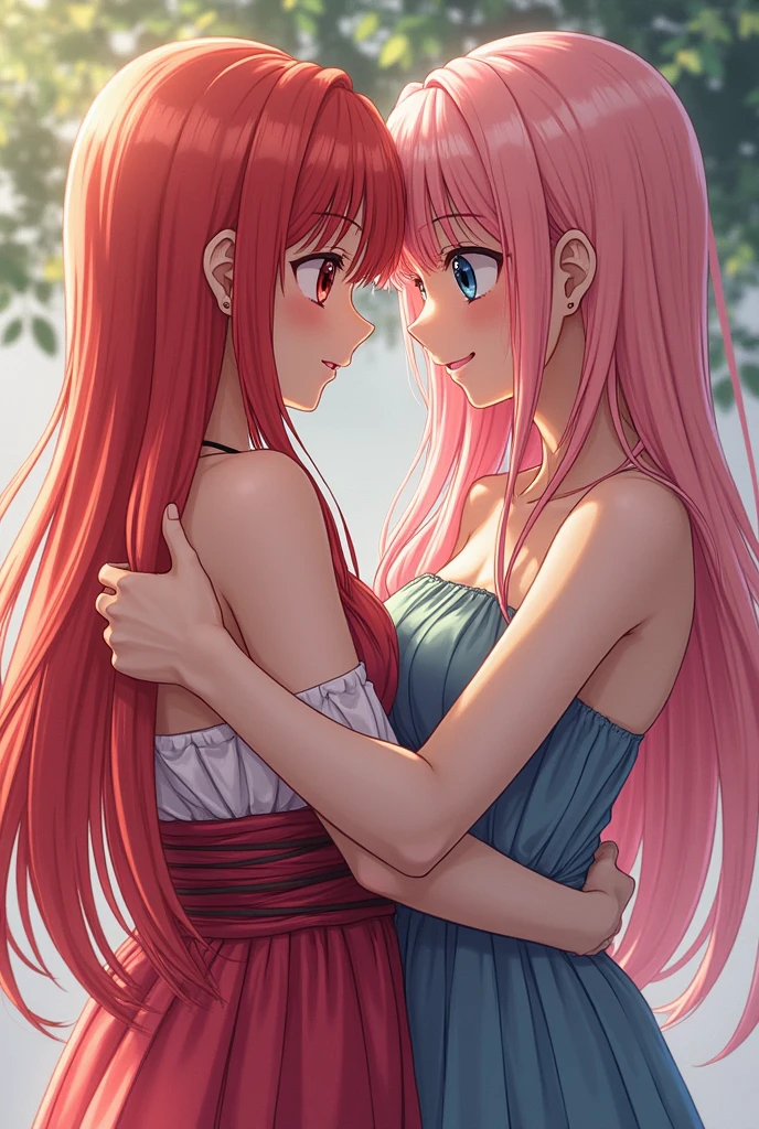 Make two women have sex anime style