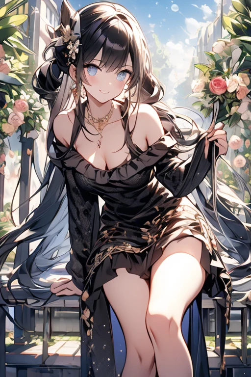  22 years old, (milf:0.8), (solo:1.5), (sfw:1.25), cute breast, beautiful breasts, medium tits, thin waist, big ass:1.0, Raised sexy, (dark mahogany medium short hair, updo, hair over one eye, asymmetric hair, Carly hair, low tied braids),(musulman, white Headscarfs, hair bands, head vandage, Turban), (ultra high resolution, 8K RAW photo, photo realistics, thin outline:1.3, clear focus), best qualtiy, natural lighting, textile shading, blurry back ground, field depth, bokeh, (Bright pupils, fine detailed beautiful eyes with highlight:1.3, high detailed face), Red lip, fine realistic skins:1.1, looking down viewers:1.3, (dynamic angle:1.3, front view:1.1, breast focus:1.3, from below:1.2), (dynamic posing:1.5, sexy posing:1.2, leaning forward),Youghal, side lock, hair ornaments, hair band, red eyes, light smile, big , Revimpling fabric, earrings, Hand gloves, detailed face,smoking,brunette hair,detailed and beautiful eyes,beautiful detailed lips,Rolling her eyes,manner,nice,garden background,artistic rendering,Super detailed,(highest quality,4k,8K,High resolution,masterpiece:1.2),Bright colors,studio lighting
