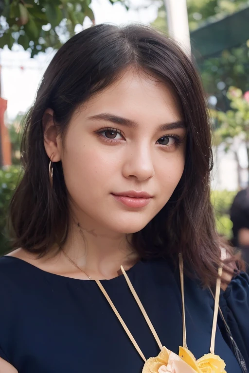 HDR, 1 Indonesian Girl, Beautiful, Baby Face, 18 Years Old, bright Skin, red Glossy Lipstick, Soft Makeup, Georgeus, ample Cleavage, NIP slip, karate uniform , City Outdoor, black Hair, short haircut, soft smile, tease Pose, puffed Breasts, ((bokeh:1.1)), ((adorable:1.1)), ((masterpiece:1.1)), dynamic contrast