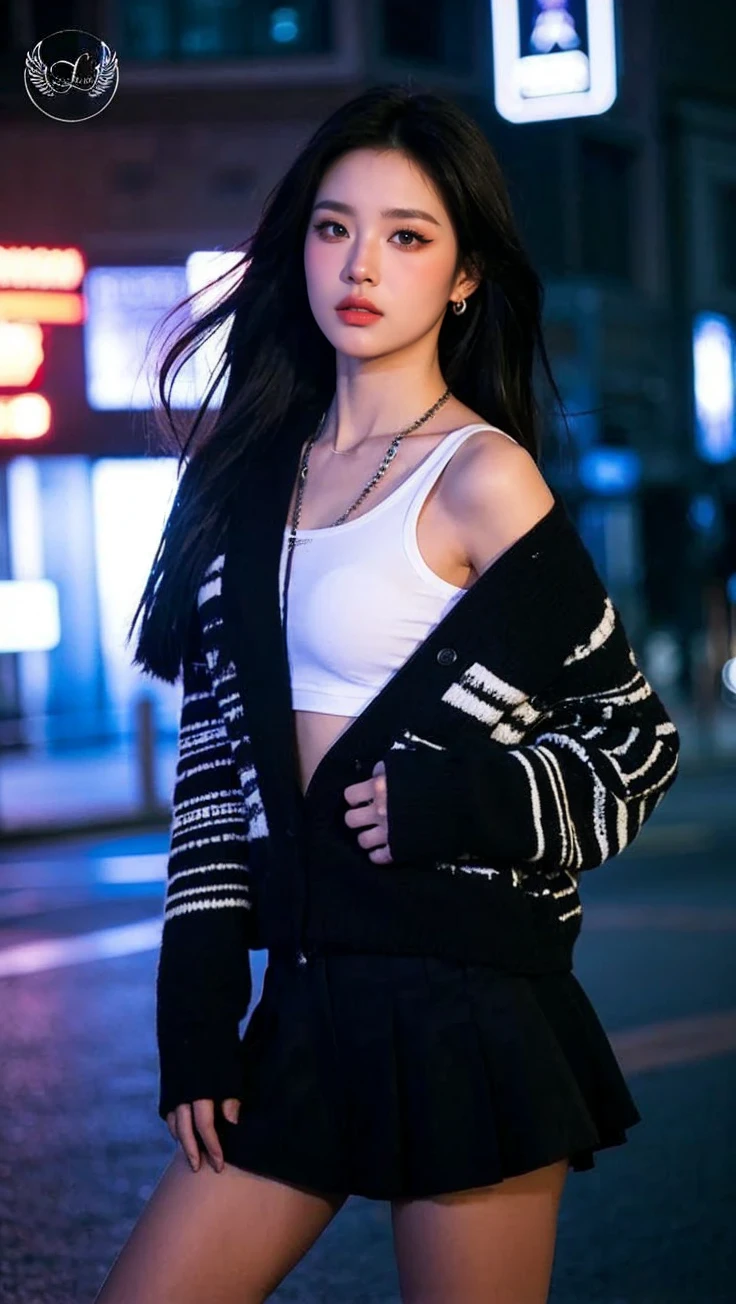 (8k, RAW photo, best quality, masterpiece:1.2),(realistic, photo realistic:1.3),UHD,high detail RAW color photo,sharp focus,(real skin),perfect anatomy,slender,perfectly detailed face and eyes,(cinematic lighting),(moist eyes, moist lips),((monochrome:1.4)),close-up,pov,(upper body:1.2),
BREAK
midnight,greyscale,(pretty girl),solo,looking at viewer,empty street,cityscape,very long blue black hair,windblown hair,pale,dark makeup,thick black eyeliner,(skinny,  body, small waist),black coat,black jacket,cleavage,long sleeves,open clothes,Naked jacket,pantyhose,stiletto heels,hazy glow effect,standing,
