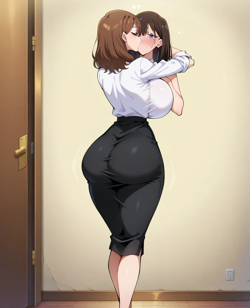 anime giRl with a big ass sitting on a bed, bending oveR, grueso, extRa detailed, extRemely high detail!!, 2 segundo, 2b, beautiful anime giRl squatting, caderas increíblemente infladas, R /aRt, R / aRt, R/aRt, oppai, (SFW) safe foR woRk, en rodillas, extRemely shaRply detailed, ecchi