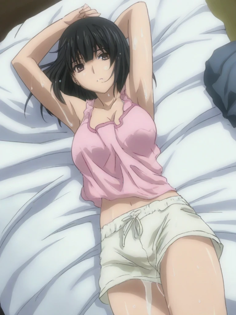 ((highest quality)), ((masterpiece)), (Become familiar with), Perfect Face,Lying on your back,Humiliating,to be tied up,Gasp,tits,bed,sleep,Close ~ eyes,Sweaty,blush,whole body、whole body,Having my breasts massaged、rape、whole body,Bobcut,Bondage,Heavy breathing、Open your mouth、Black Bra、whole body
