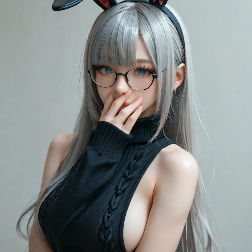 Blow Job　Blowjob　SEX　Sexy　Braided left side of face　topless　Sucking the vibrator　looking at the camera　Cowgirl　Shoulder Bob　silver hair　bob hairストレートヘア　girdle　I can see your pants　An elf with blue-silver hair and blue eyes　I want to be a powerhouse behind the scenes.　beta　Qiyin　Black-rimmed round glasses　Big Breasts　Black Costume　In awe of Shadow、Each and every event is a unique heroic tale「Shadow-sama&#39;s Chronicles」I am writing　Perhaps because she is a literary girl at heart, she has little interest in fighting and can even be said to have no desire to seek or improve herself in order to become stronger.　The shoes are knee-high　Droopy eyes
