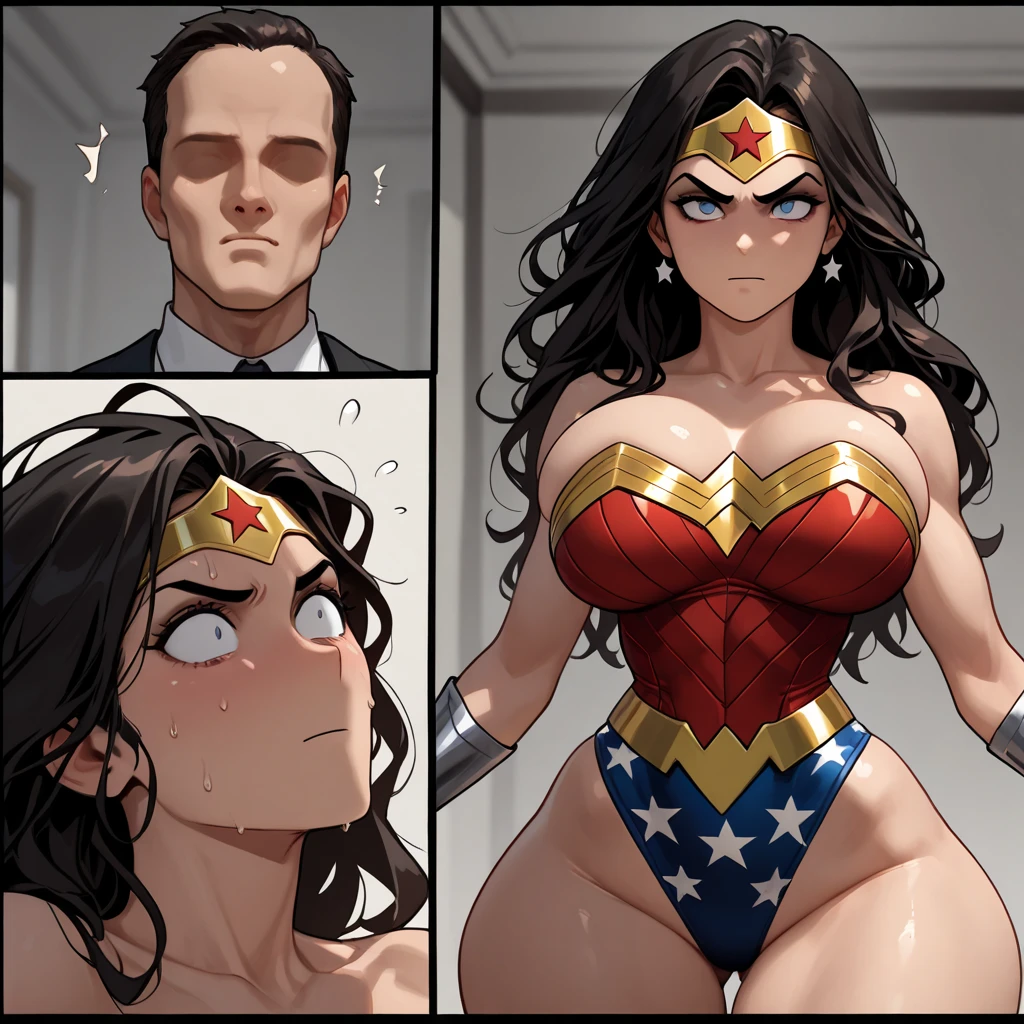 Bleach style , Wonder woman Make a blowjob 