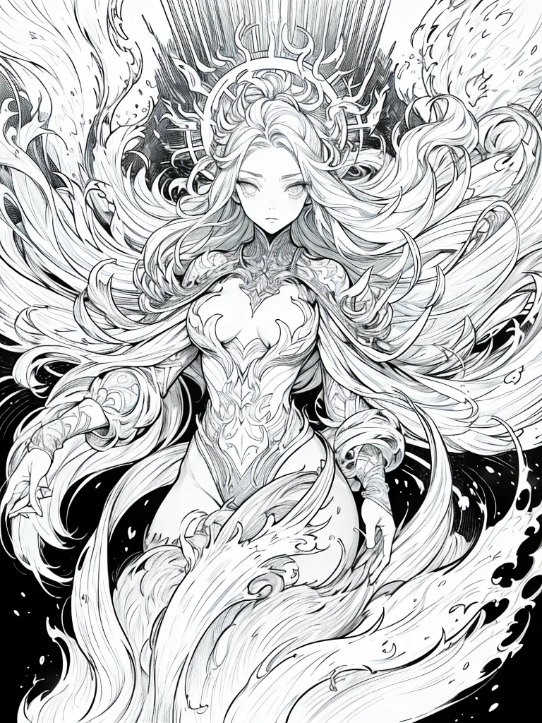 (((Mejor calidad,4k,8K,high resolution,Obra maestra:1.2))),ultra detallado,(demonio),Obra maestra,animado,hermoso,chica con cuernos,demonio,femenino,Fondo blanco,monocromo,dibujo lineal ,((bosquejo)),sorprendido,ojos blancos, tres chicas con cuernos, cuerpo completo, paisaje urbano