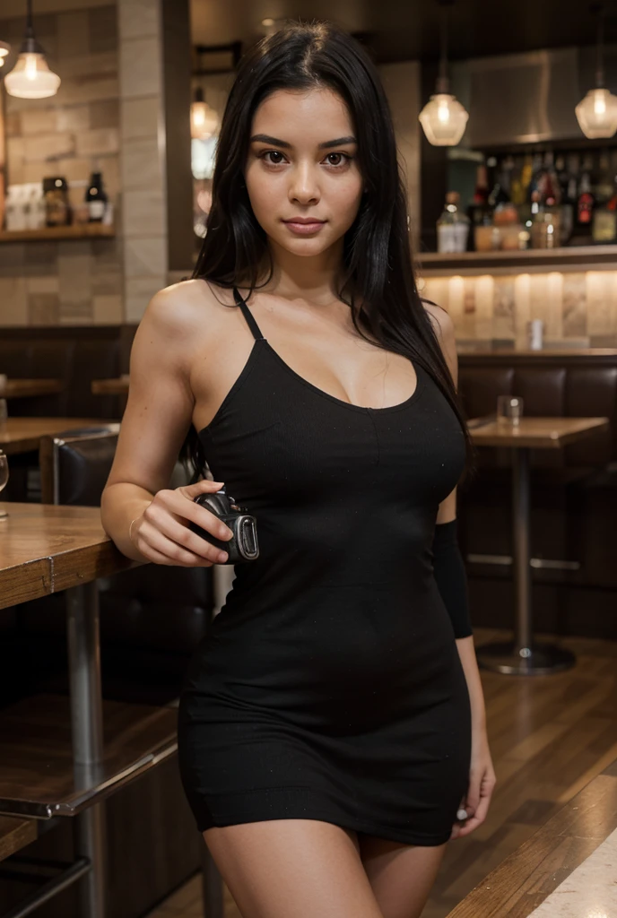 A phenomenal realistic RAW photo of {20yr old Vina Sky), seductive|naughty smile, (straight|layered|long hair, long|straight bangs), wearing a {(bodycon_minidress: thin_fabric|tube|skintight|micro_hem|sleeveless)/(cowgirl boots)}, she’s a barista, sitting provocatively, her legs spread wide open, facing the viewer, sitting on a stool beside the counter in a crowded coffee shop in West Palm Beach, looking at the viewer, sexually teasing the viewer, she’s begging the viewer to fuck her and impregnate her, (Braless, hard nipples, busty|upturned|big breasts, sexy makeup, lipstick, horny|sexually-aroused|lustful, ovulating, sticky|wet pussy)}, (iPhone live photo, 128MP, 10K candid picture, masterpiece_photorealism, epicrealism, realistic:1.5, photon mapping, subsurface scattering, intricately detailed, extremely detailed, highest-res, absurdres:2.0, ((from in front, from below, upskirt, wide-angle dynamic shot, full body photo)), nsfw, unreal_engine, frostbite_engine, onlyfans, candid porn, upskirt), ((dawn, perfect lighting)), (focused on the viewer, solo focus),