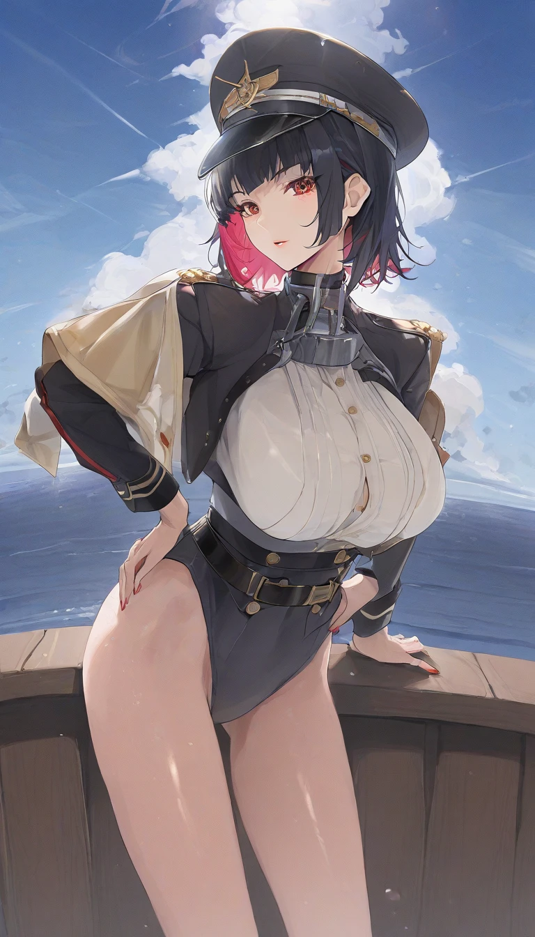 <lora:onech:1>onech,solo,tight, ship,