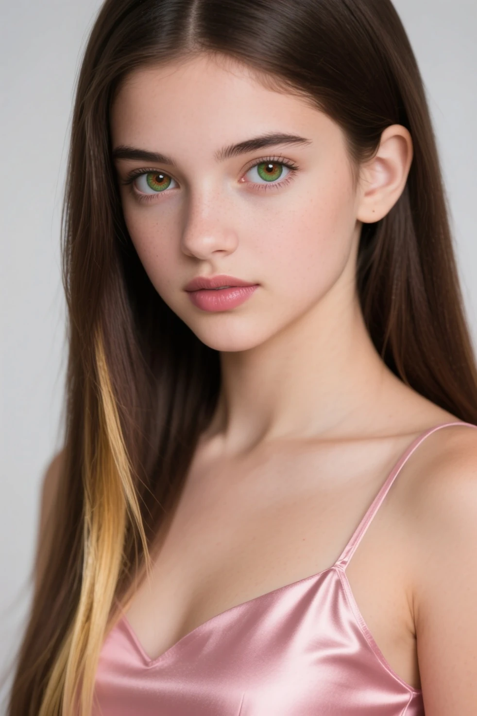 masterpiece, best quality:1.2), 1girl, solo, Italian model, young and cute face, teen model eleonora pavinato, cute model, she is Italian girl, beautiful face, image always in focus, beautiful proportioned body, dark green eyes, brown hair, gorgeous girl, italian girl, european girl