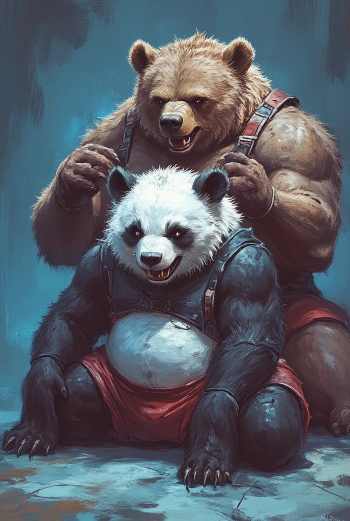 Modern pandas,Stylish pandas,Technology, HD Graphics,