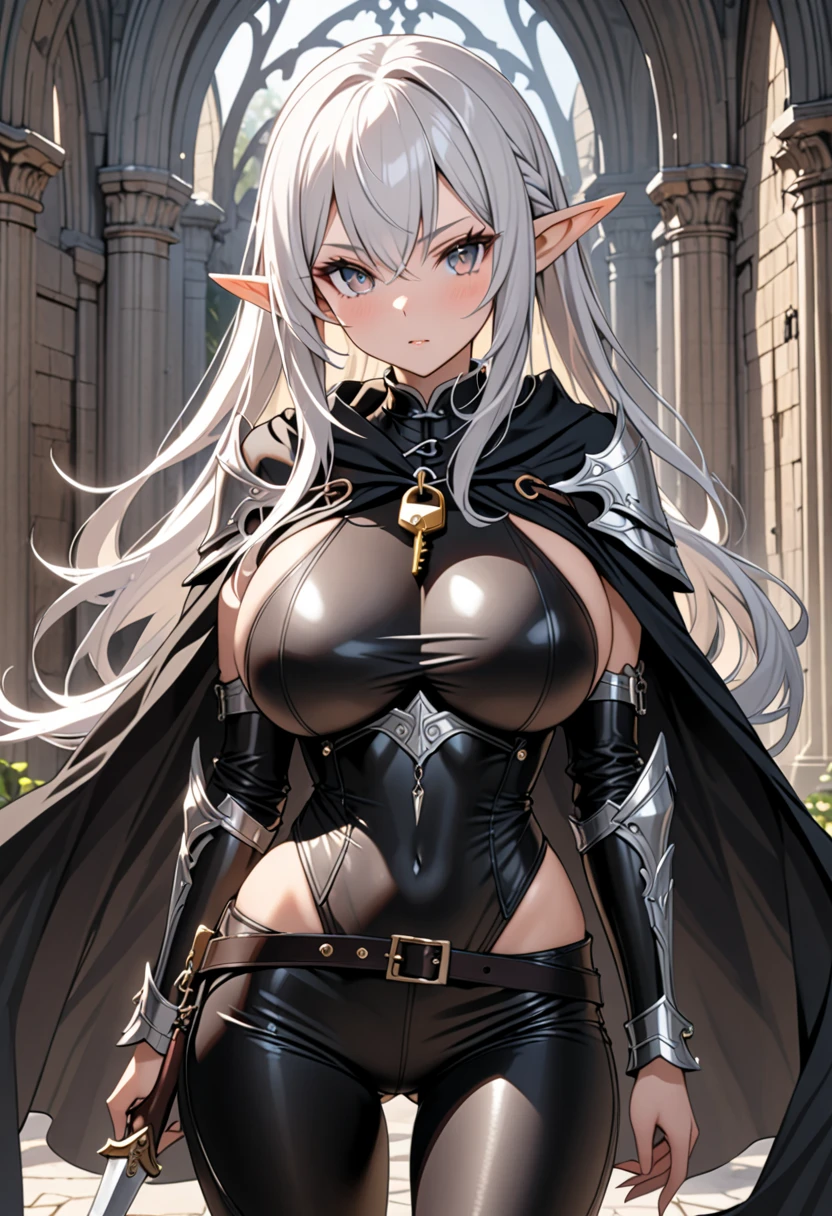 (photorealistic:1.4), (masterpiece, sidelighting, finely detailed beautiful eyes: 1.2), masterpiece*portrait, realistic, 1 girl, 3d face, red eyes, white hair, long braided hair, (dark skin), (dark skinned elf), (dark elf), sexy bikini armor, plate armor bikni, in the forest, ((still wearing armor but half naked, armored but half nude, nipples showing)) (ahegao expression, tounge out, saliva dripping out of her mouth, drooling), close up view, viewer pov from infront of her, looking at viewer