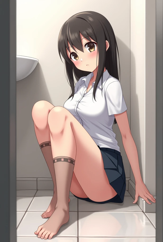 (((((Best Quality, 8K, 32K, masterpiece, 1.2)))),{{solo}},((nsfw:1.5)),{{{Character reference: Nikke's Diesel:1.5}}},((perfect beautiful face:1.2)), mirror, mirror selfie pose, squatting, spreading legs, reflection in mirror, nsfw, put glass bowl on floor in front of her, peeing to glass bowl, leaking pee from pussy, humid from pee, nsfw, half-exposed high quality of vagina, ((a lot of public hairs:1.4)), embarrassed,