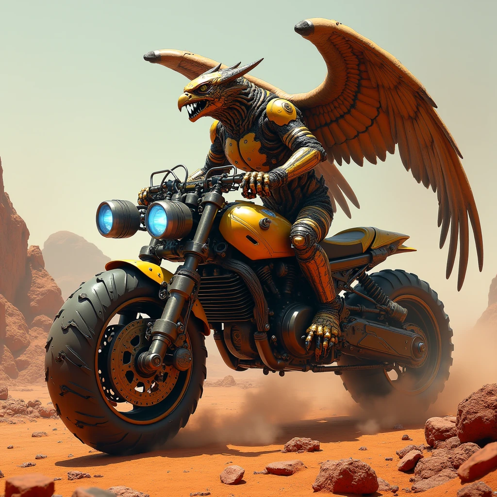 Interstellar dinosaurs,Triceratops head,The human body,Riding a Harley motorcycle