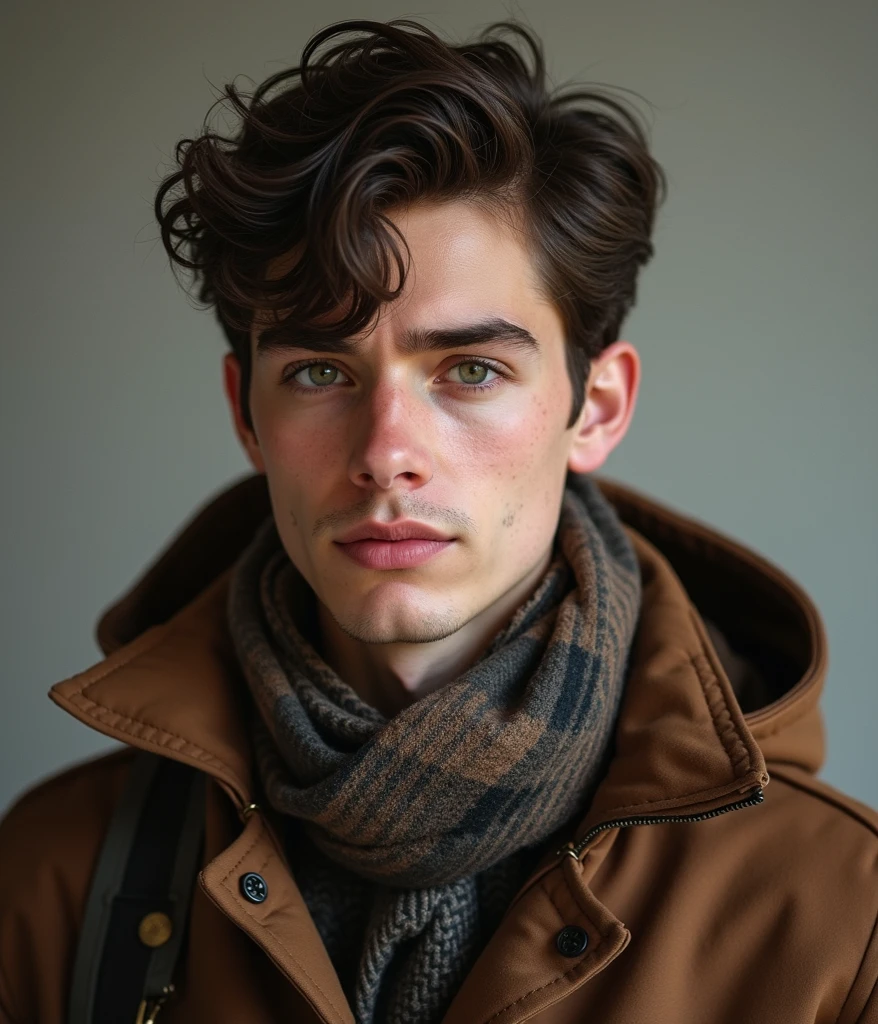 perfect irish man focus on face.