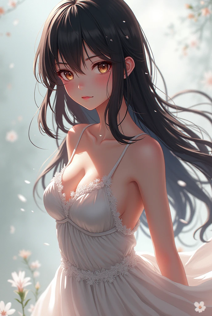 Create a picture of a naked anime girl