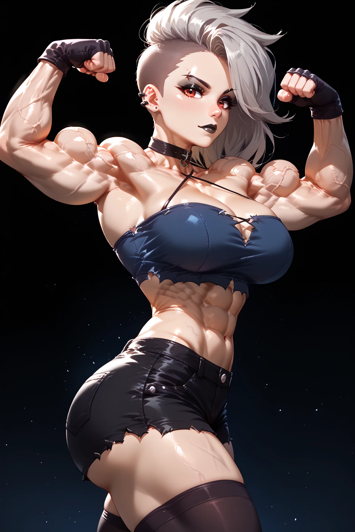 (best quality,4k,8k,highres,masterpiece:1.2),ultra-detailed,realistic,beautiful hands,portraits,portrait painters,skin textures,fine lines,delicate fingers,graceful gestures,warm lighting,vivid colors,subtle shading,soft shadows,refined appearance,impressionist style, poses,subtle tones,exquisite details,expertly painted nails,elegant hand movements,masterful brushstrokes,radiant skin,gentle touch,expressive hands,artistic lighting,sublime artwork,creative composition,lifelike portrayal,meticulous craftsmanship,rich color palette,emotive expression,impeccable proportions,stunning hand poses,artistic interpretation,realistic texture,dreamy atmosphere,impressive realism,wide hips,(((huge muscles))).